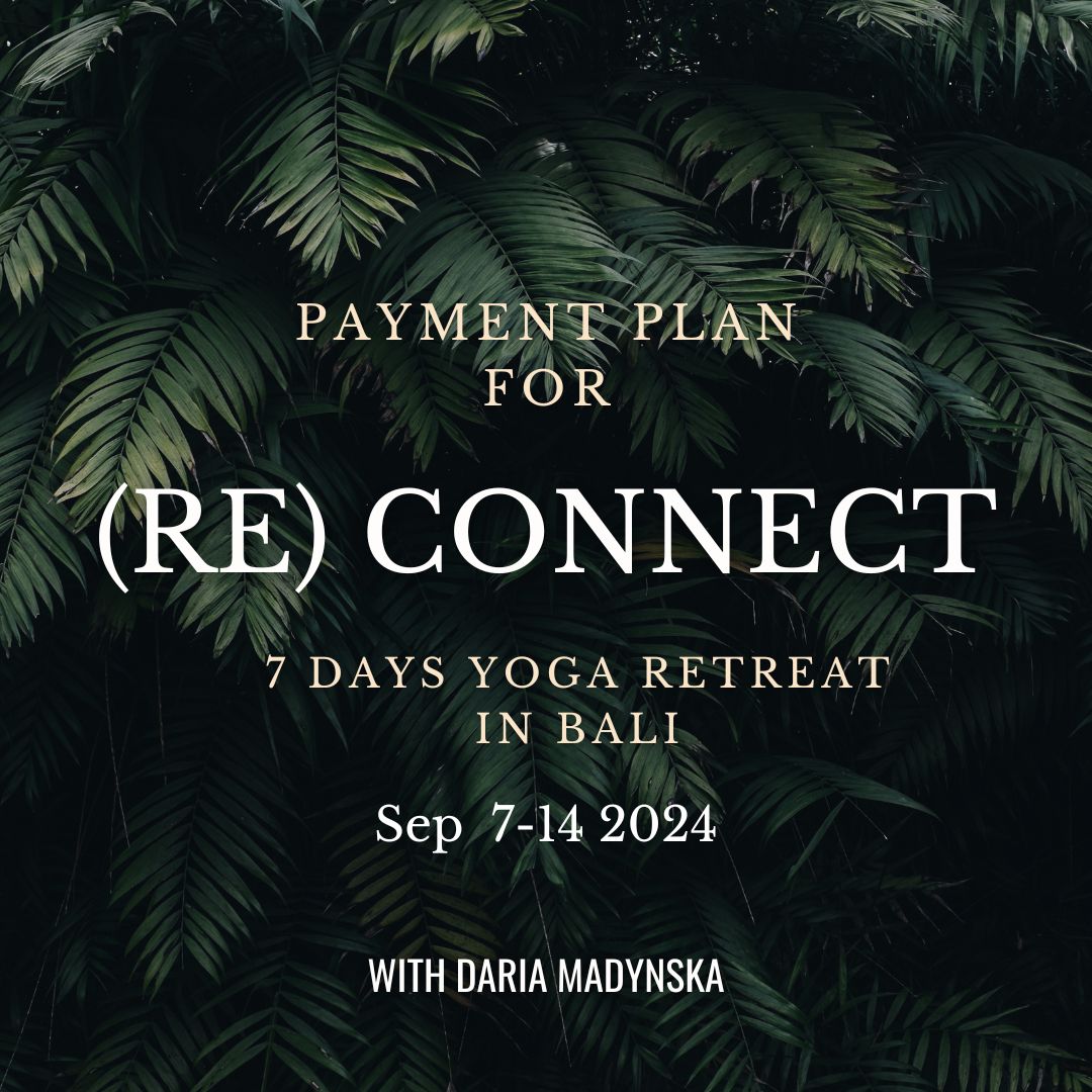 DEPOSIT FOR YOGA RETREAT BALI SEP 7-14 2024